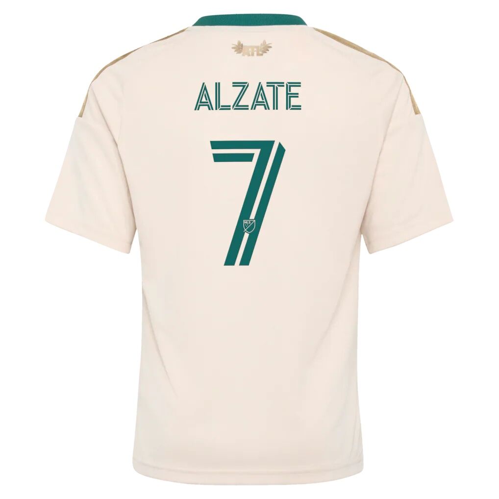 Steven Alzate Atlanta United FC adidas Youth 2026 Spirit of '96 Replica Jersey - Tan