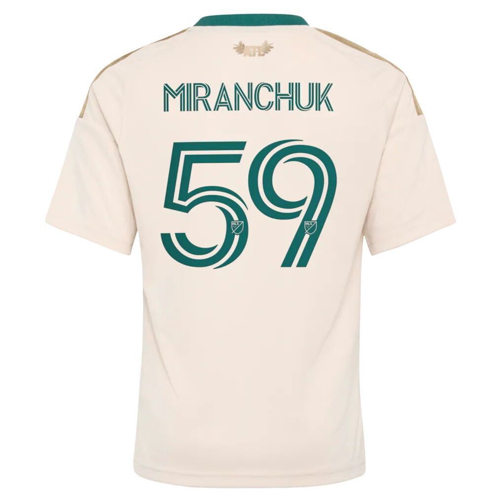 Aleksei Miranchuk Atlanta United FC adidas Youth 2026 Spirit of '96 Replica Jersey - Tan