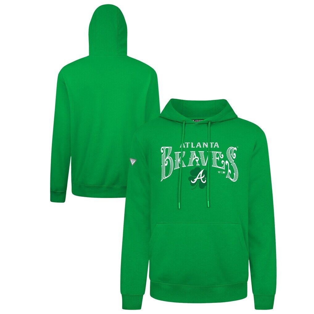 Atlanta Braves Levelwear St. Patrick's Day Podium Hoodie