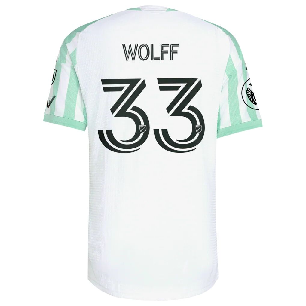 Owen Wolff Austin FC adidas  2026 The Rooted Kit On-Field Authentic Patch Jersey