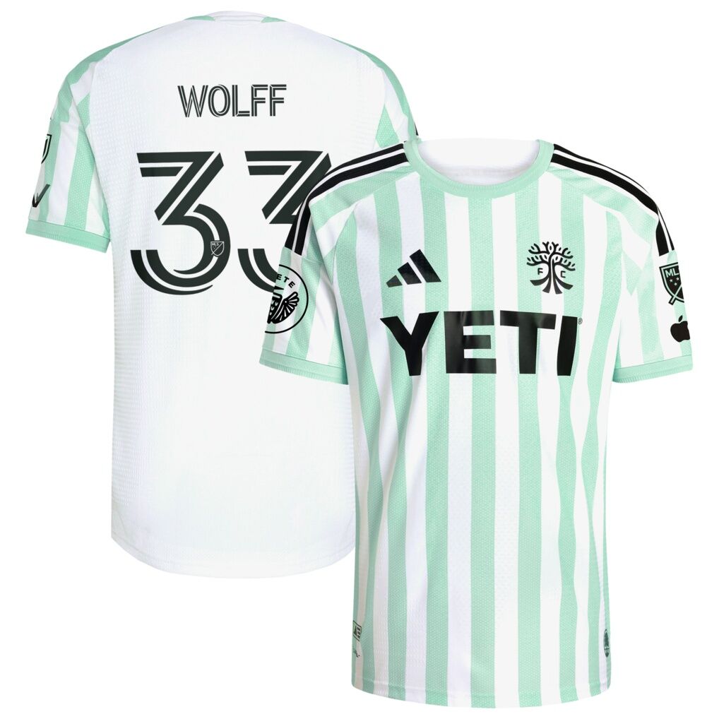 Owen Wolff Austin FC adidas  2026 The Rooted Kit On-Field Authentic Patch Jersey