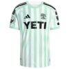 Owen Wolff Austin FC adidas 2026 The Rooted Kit On-Field Authentic Patch Jersey - White - Side View