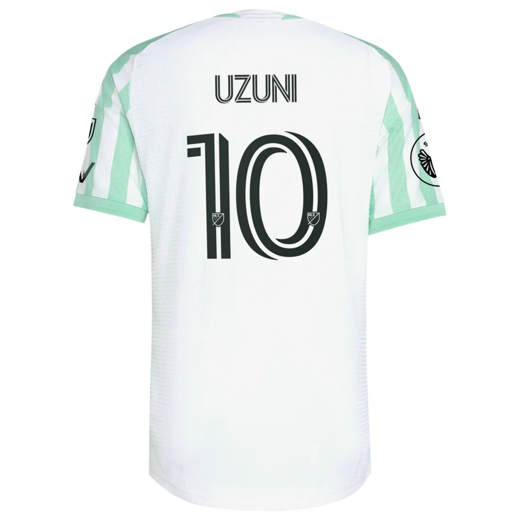 Myrto Uzuni Austin FC adidas  2026 The Rooted Kit On-Field Authentic Patch Jersey