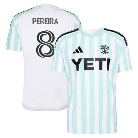 Daniel Pereira Austin FC adidas 2026 The Rooted Kit Replica Jersey - White - Front View