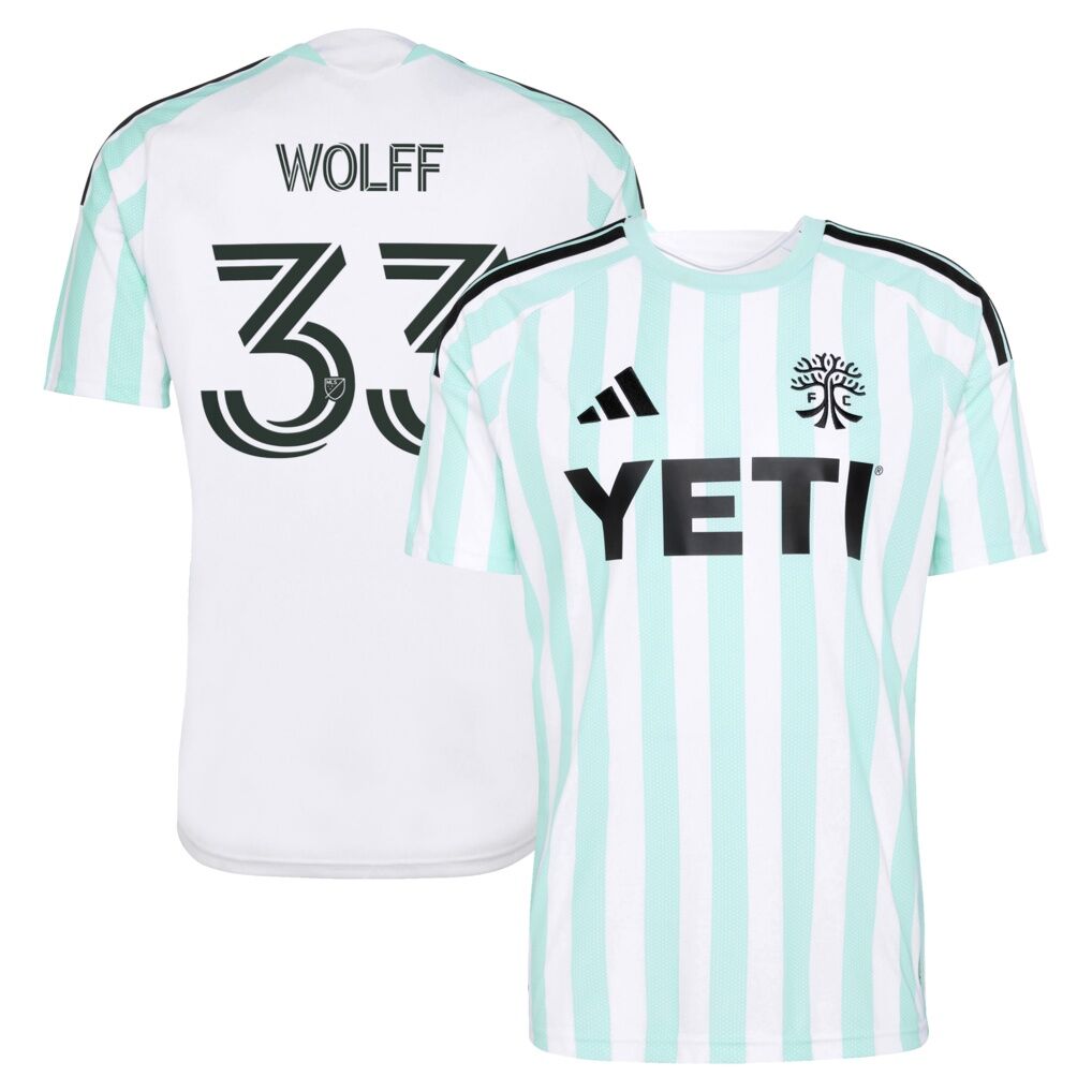Owen Wolff Austin FC adidas  2026 The Rooted Kit Replica Jersey