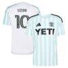 Myrto Uzuni Austin FC adidas 2026 The Rooted Kit Replica Jersey - White - Front View