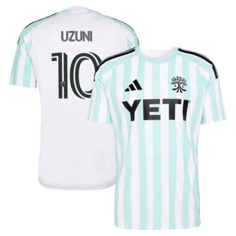 Myrto Uzuni Austin FC adidas 2026 The Rooted Kit Replica Jersey - White - Front View