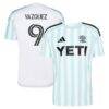 Brandon Vazquez Austin FC adidas 2026 The Rooted Kit Replica Jersey - White - Front View