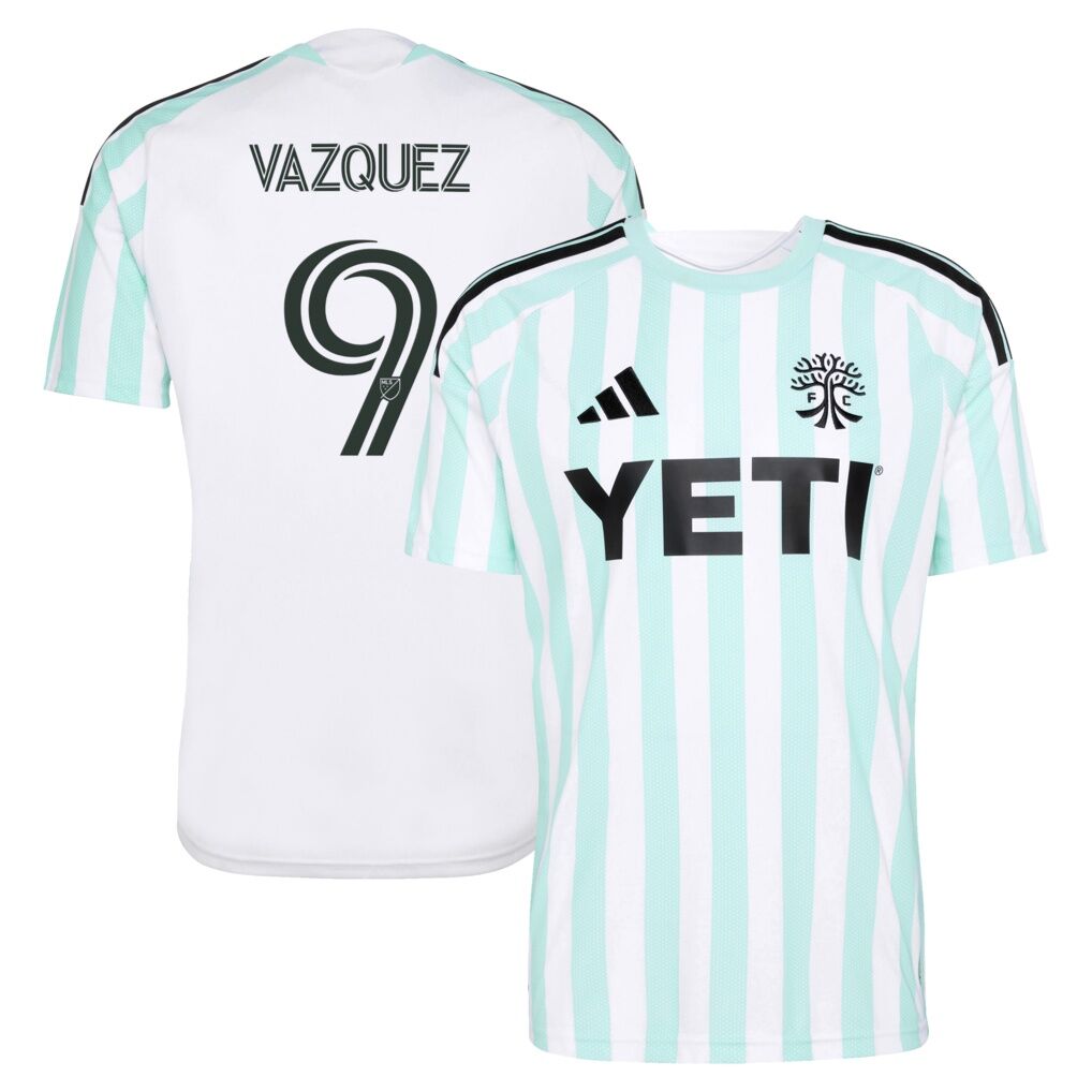 Brandon Vazquez Austin FC adidas  2026 The Rooted Kit Replica Jersey