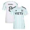 Daniel Pereira Austin FC adidas Women's 2026 The Rooted Kit Replica Jersey - White - Front View