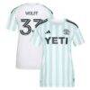 Owen Wolff Austin FC adidas Women's 2026 The Rooted Kit Replica Jersey - White - Front View