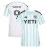 Brandon Vazquez Austin FC adidas Women's 2026 The Rooted Kit Replica Jersey - White - Front View