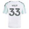 Owen Wolff Austin FC adidas Youth 2026 The Rooted Kit Replica Jersey - White - Detail View