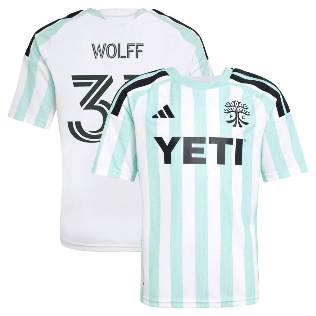 Owen Wolff Austin FC adidas Youth  2026 The Rooted Kit Replica Jersey