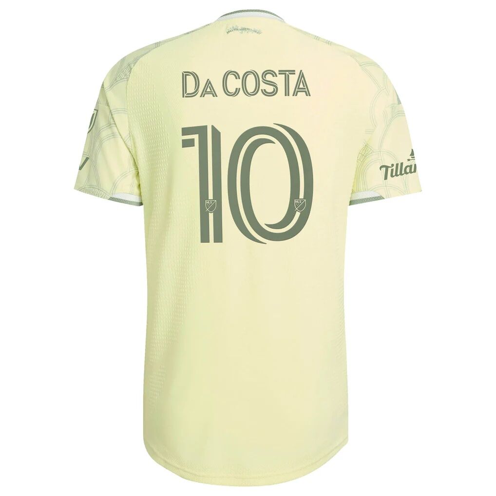 David Da Costa Portland Timbers adidas 2026 Civic Stadium Kit On-Field Authentic Patch Jersey