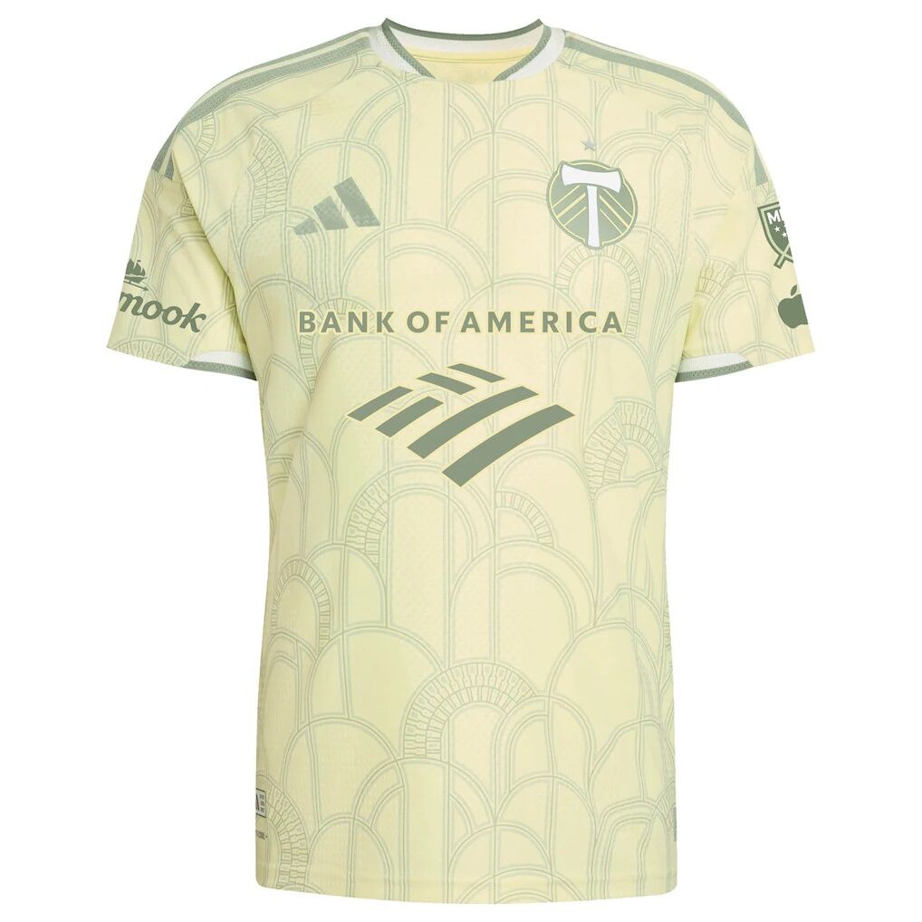 David Da Costa Portland Timbers adidas 2026 Civic Stadium Kit On-Field Authentic Patch Jersey