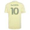 David Da Costa Portland Timbers adidas 2026 Civic Stadium Kit Replica Jersey - Yellow - Detail View
