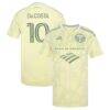 David Da Costa Portland Timbers adidas Women's 2026 Civic Stadium Kit Replica Jersey - Yellow - Front View