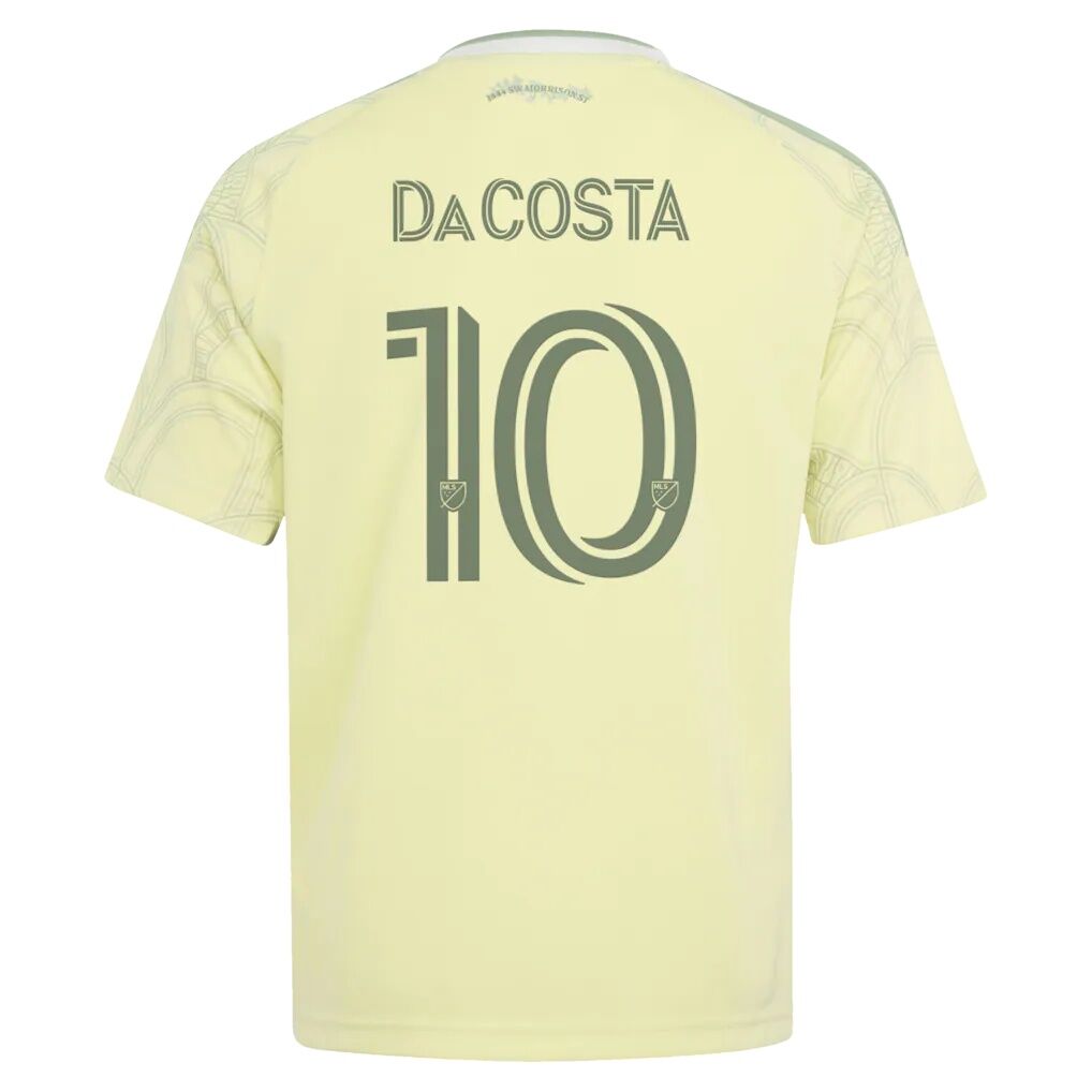 David Da Costa Portland Timbers adidas Youth 2026 Civic Stadium Kit Replica Jersey