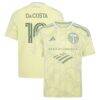 David Da Costa Portland Timbers adidas Youth 2026 Civic Stadium Kit Replica Jersey - Yellow - Front View