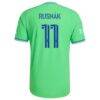 Albert Rusnak Seattle Sounders FC adidas 2026 The Evergreen State Kit On-Field Authentic Patch Jersey - - Detail View