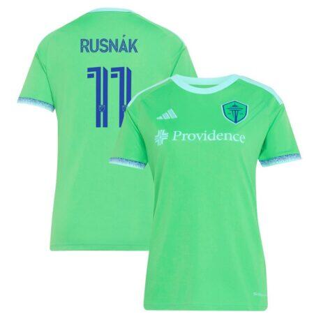 Albert Rusnak Seattle Sounders FC adidas Women's 2026 The Evergreen State Kit Replica Jersey - - Front View