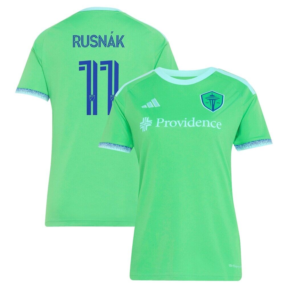 Albert Rusnak Seattle Sounders FC adidas Women's 2026 The Evergreen State Kit Replica Jersey - Rave Green