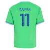 Albert Rusnak Seattle Sounders FC adidas Youth The Evergreen State Kit Replica Jersey - Rave Green - - Detail View