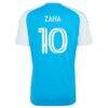 Wilfried Zaha Charlotte FC adidas 2026 Carolina Kit: Crowns Up Replica Jersey - Blue - Detail View
