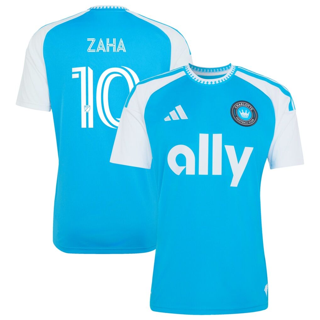 Wilfried Zaha Charlotte FC adidas 2026 Carolina Kit: Crowns Up Replica Jersey