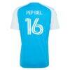 Pep Biel Charlotte FC adidas 2026 Carolina Kit: Crowns Up Replica Jersey - Blue - Detail View