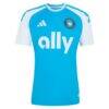 Pep Biel Charlotte FC adidas 2026 Carolina Kit: Crowns Up Replica Jersey - Blue - Side View