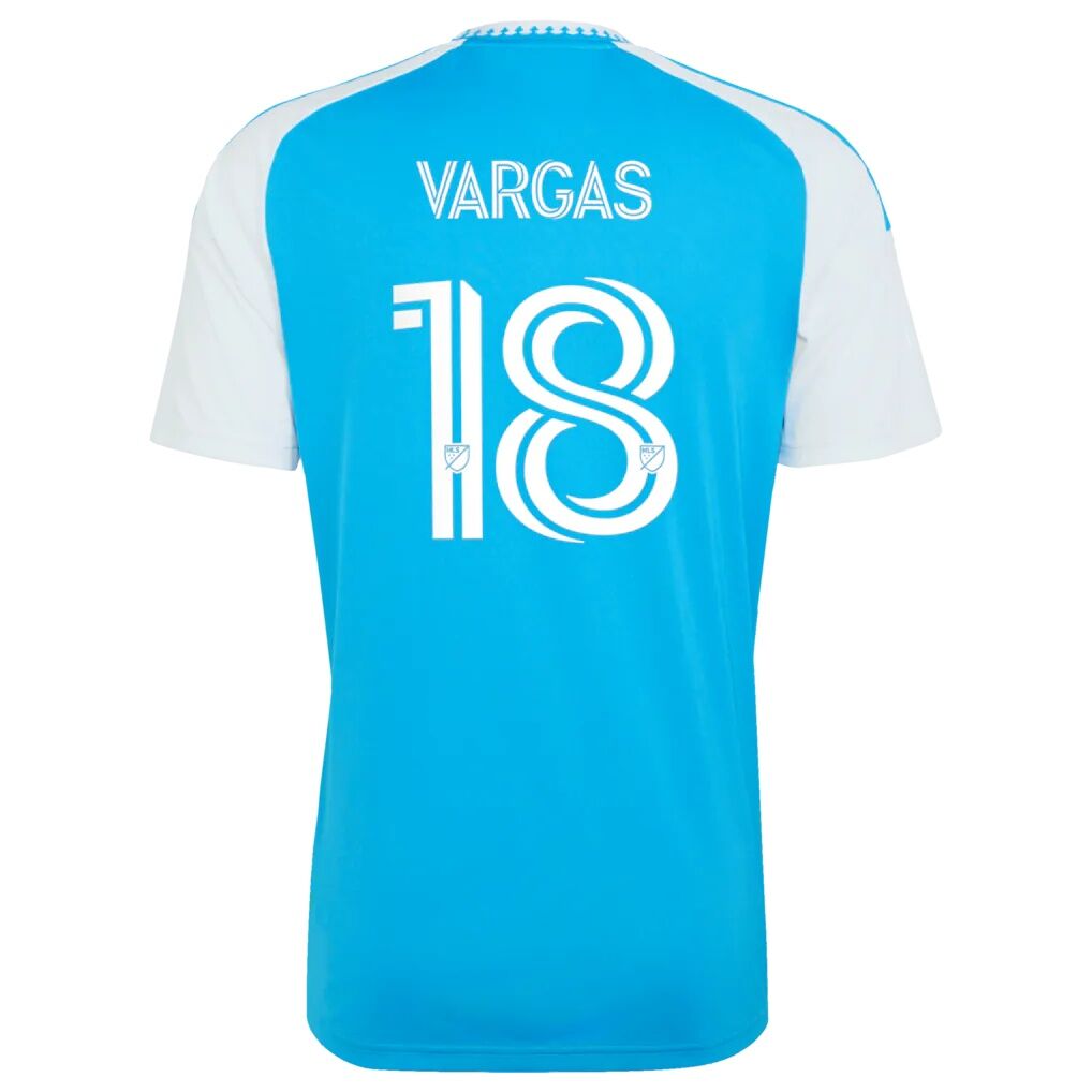 Kerwin Vargas Charlotte FC adidas 2026 Carolina Kit: Crowns Up Replica Jersey