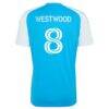 Ashley Westwood Charlotte FC adidas 2026 Carolina Kit: Crowns Up Replica Jersey - Blue - Detail View
