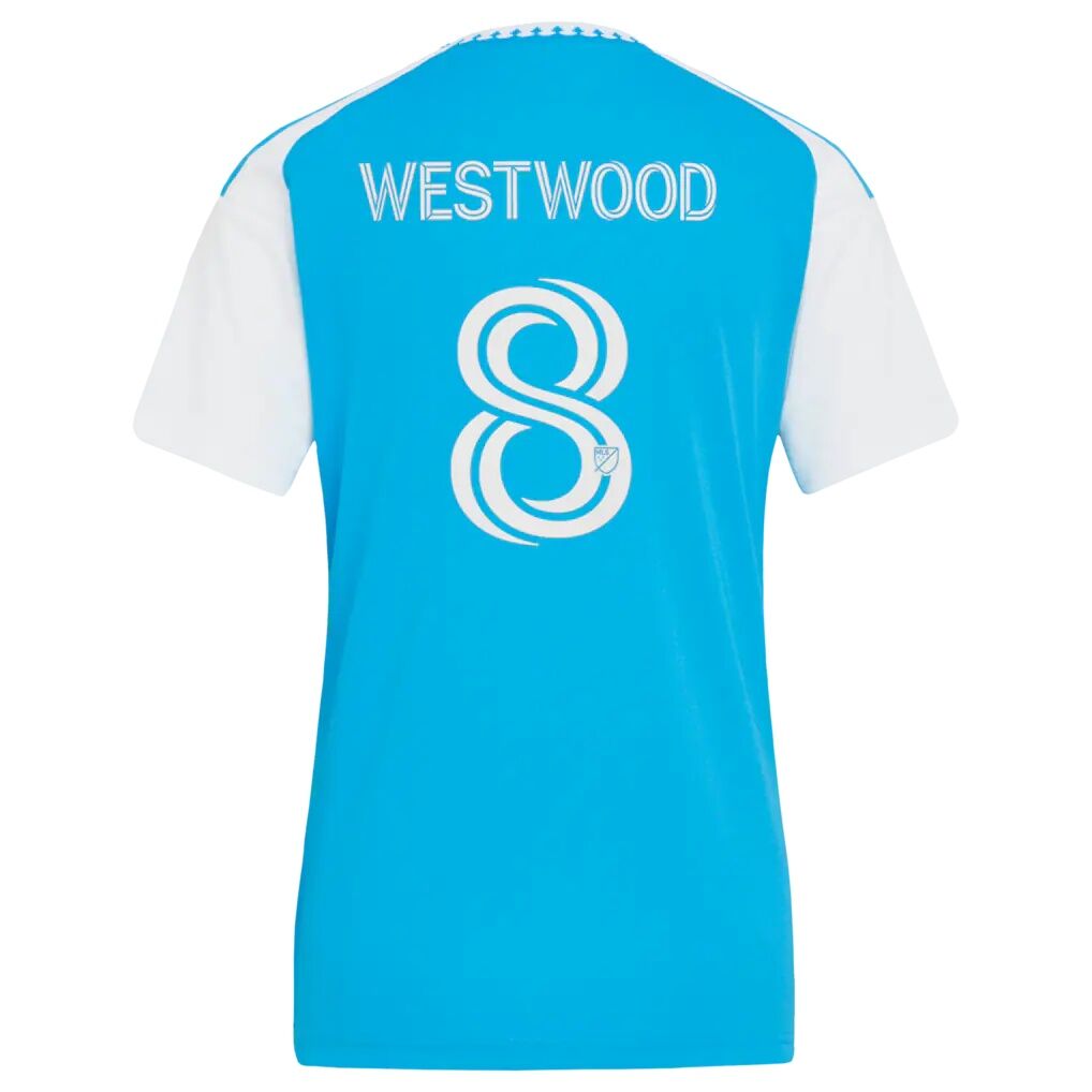 Ashley Westwood Charlotte FC adidas Women's 2026 Carolina Kit: Crowns Up Replica Jersey