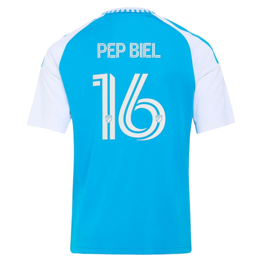 Pep Biel Charlotte FC adidas Youth 2026 Carolina Kit: Crowns Up Replica Jersey