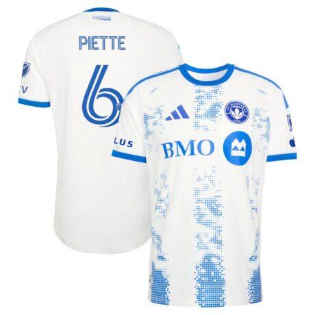 Samuel Piette CF Montreal adidas 2026 The Procure Jersey On-Field Authentic Patch Jersey - White - Front View