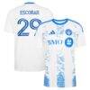 Franco Escobar CF Montreal adidas 2026 The Procure Jersey Replica Jersey - White - Front View