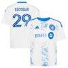 Franco Escobar CF Montreal adidas Youth 2026 The Procure Jersey Replica Jersey - White - Front View