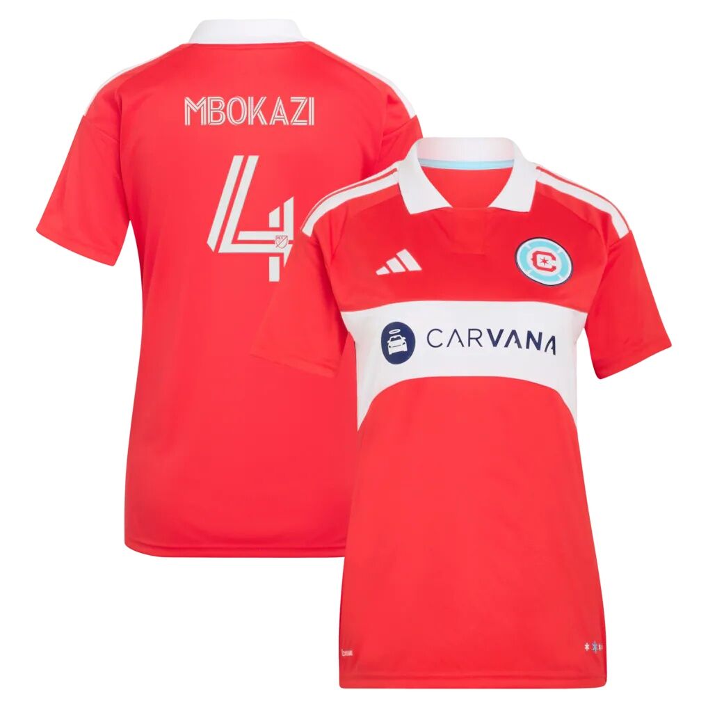 Mbekezeli Mbokazi Chicago Fire adidas Women's 2026 Forever Red Replica Jersey