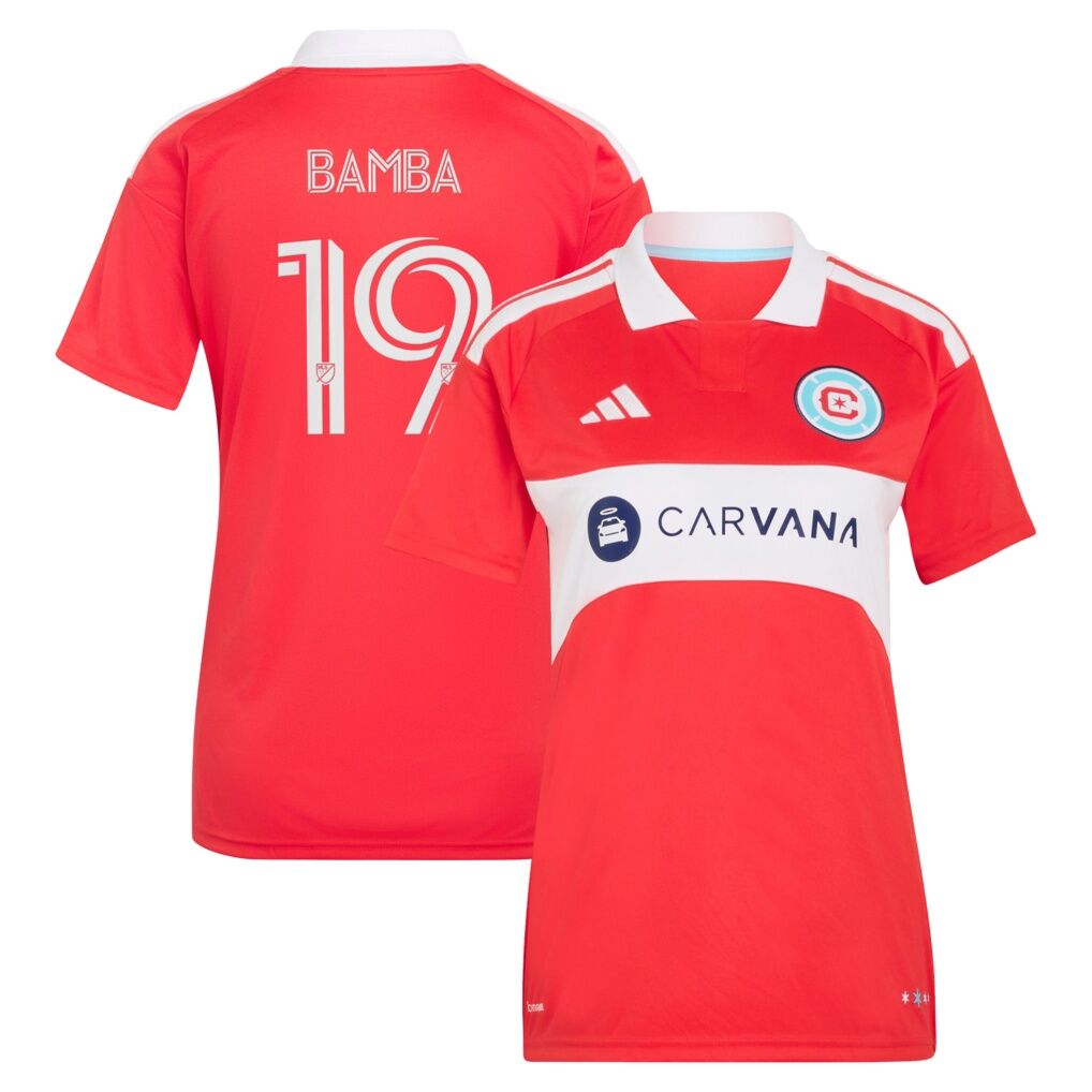 Jonathan Bamba Chicago Fire adidas Women's 2026 Forever Red Replica Jersey