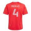 Mbekezeli Mbokazi Chicago Fire adidas Youth 2026 Forever Red Replica Jersey - Red - Detail View
