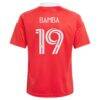 Jonathan Bamba Chicago Fire adidas Youth 2026 Forever Red Replica Jersey - Red - Detail View
