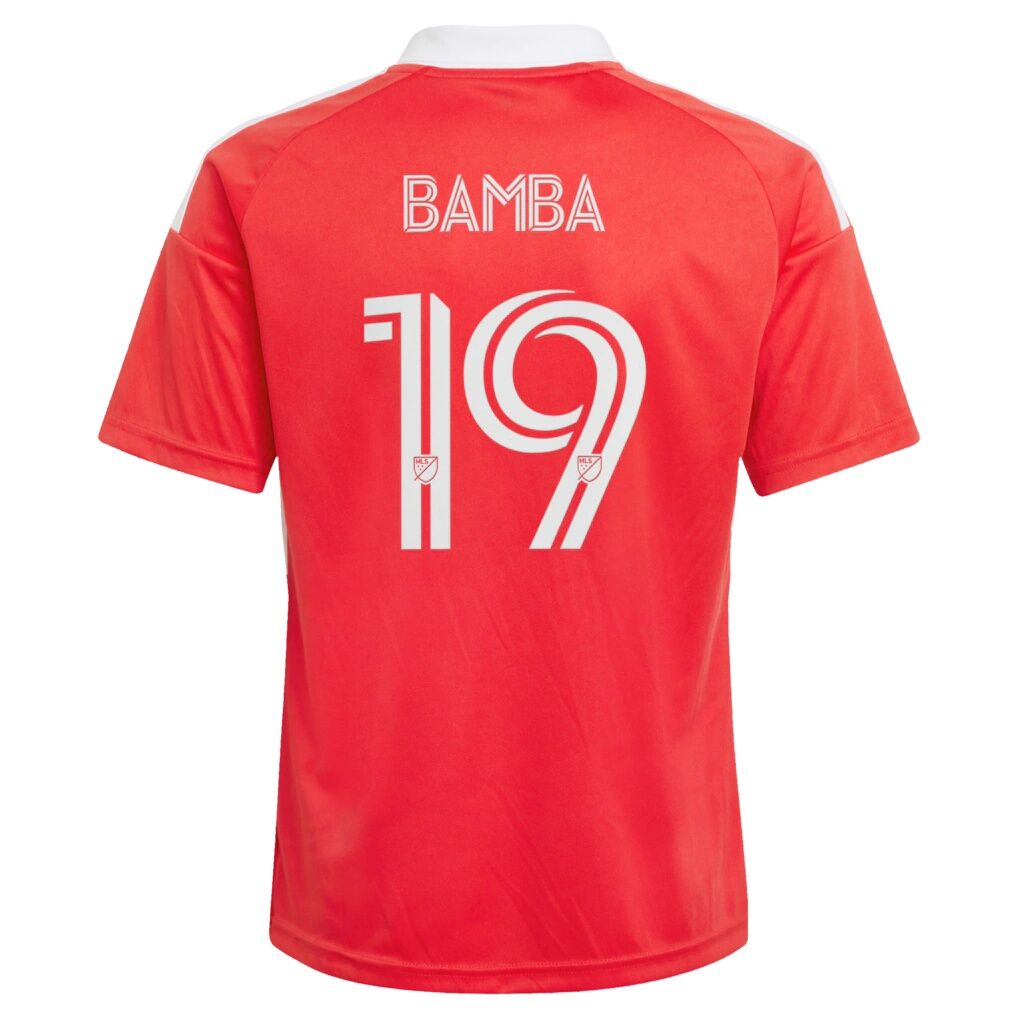Jonathan Bamba Chicago Fire adidas Youth 2026 Forever Red Replica Jersey