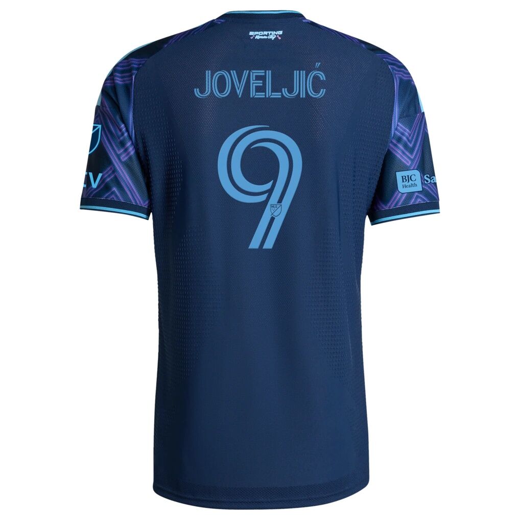 Dejan Joveljic Sporting Kansas City adidas 2026 The 18th & Vine Kit On-Field Authentic Patch Jersey