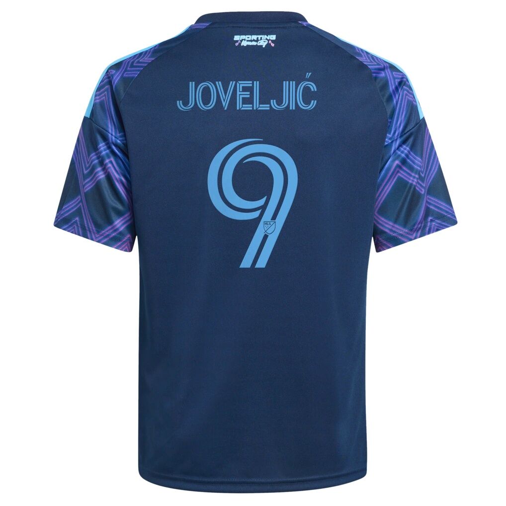 Dejan Joveljic Sporting Kansas City adidas Youth 2026 The 18th & Vine Kit Replica Jersey