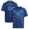 Dejan Joveljic Sporting Kansas City adidas Youth 2026 The 18th & Vine Kit Replica Jersey - Blue - Front View