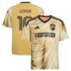 Eduard Löwen St. Louis CITY SC adidas Youth 2026 The Tina Turner Kit Replica Jersey - Yellow - Front View
