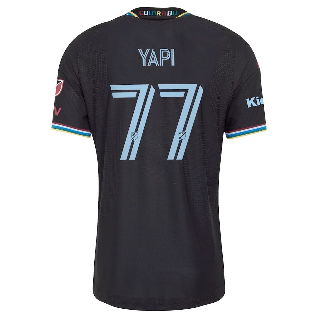 Darren Yapi Colorado Rapids adidas 2026 Colorful Colorado On-Field Authentic Patch Jersey
