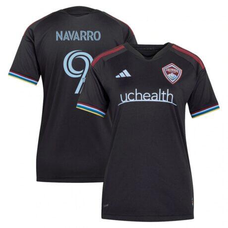 Rafael Navarro Colorado Rapids adidas Women's 2026 Colorful Colorado Replica Jersey - Black - Front View